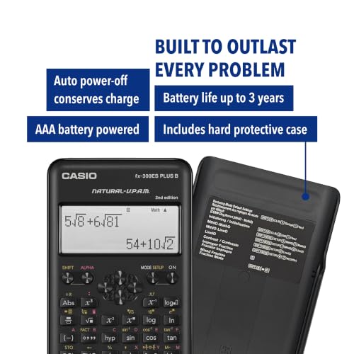 Scientific calculator with protective cover