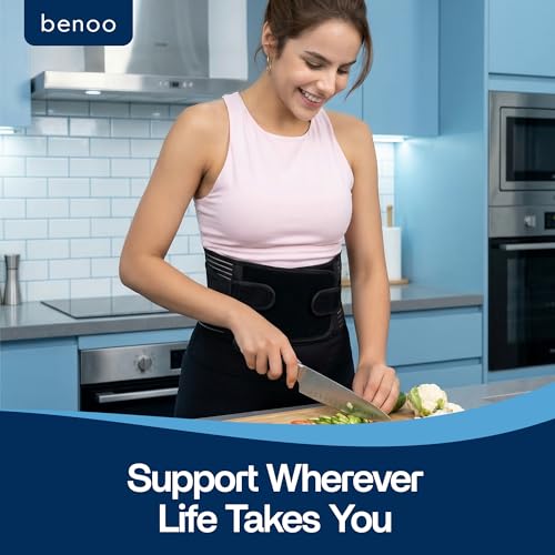 benoo Back Brace black finish detail