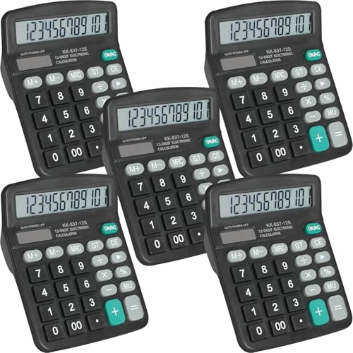 YesBes 5 pack desktop calculator set