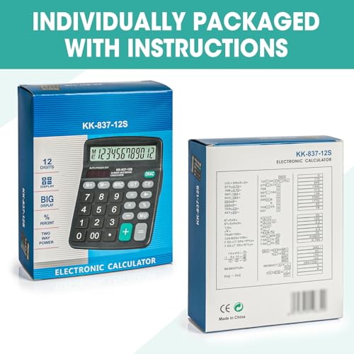 Bulk pack of five YesBes calculators in box