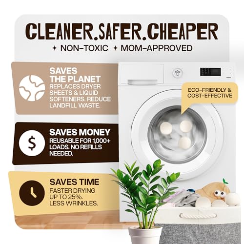 100% New Zealand wool laundry spheres