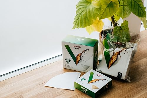 HARIO V60 paper filter inside 02 cone dripper