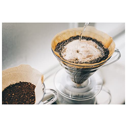 Back of the Hario coffee filter packaging