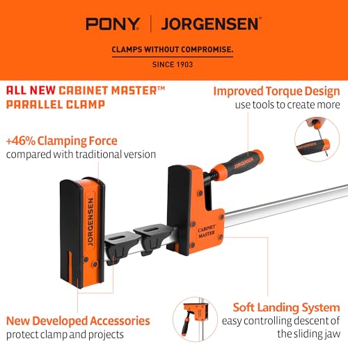 Close up of Jorgensen parallel clamp jaw