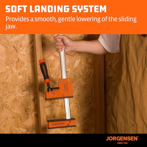 Sliding jaw detail on Jorgensen bar clamp