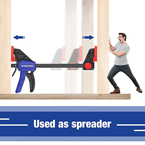 WORKPRO 12-inch bar clamp side view