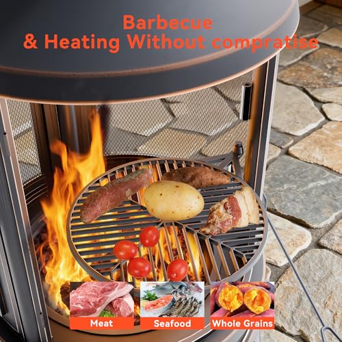 ASJMR patio fire pit with ash tray