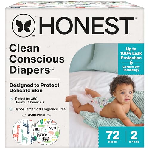 The Honest Company Daytime Diapers packaging front