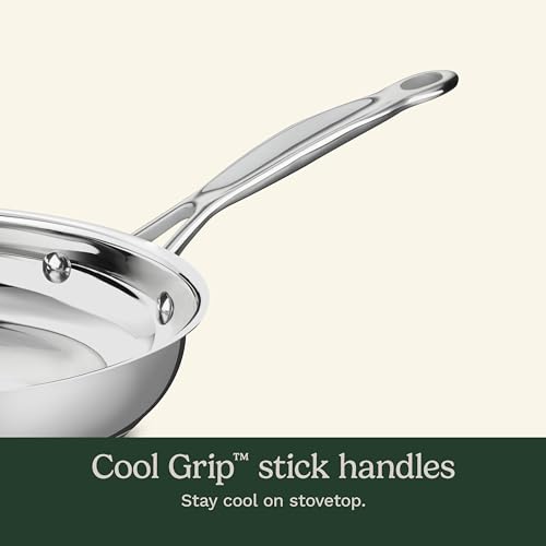 Professional Cuisinart cookware set on stove
