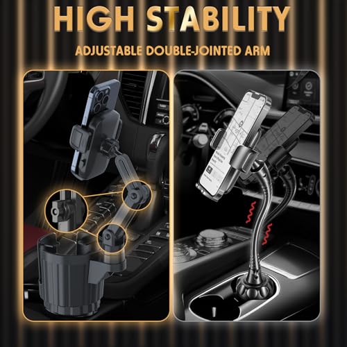 Bokilino cup phone mount with adjustable gooseneck arm