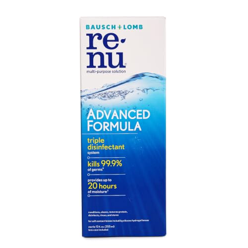 Renu Advanced lens solution 12 Fl oz packaging