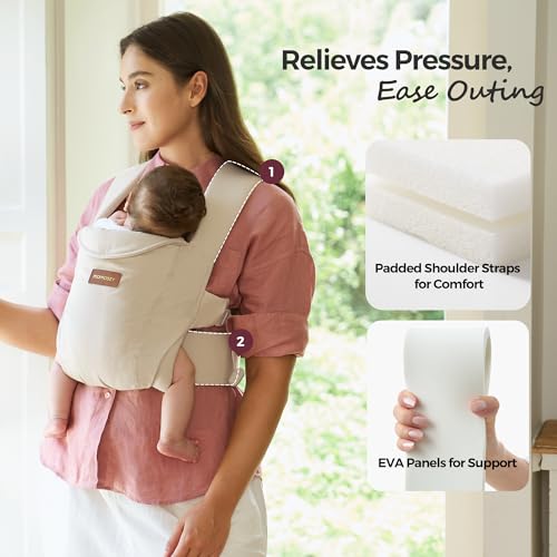 Momcozy Newborn Carrier side profile