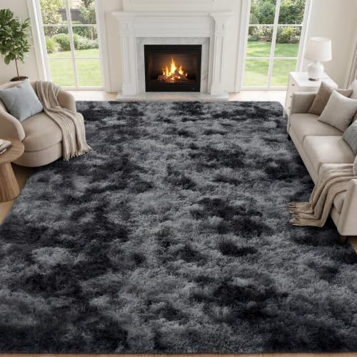 Close up of PLHXFR 8x10 rug plush microfiber texture