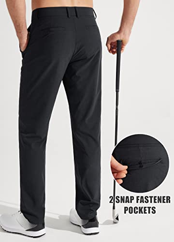 Libin Mens Golf Pants waistband and fly