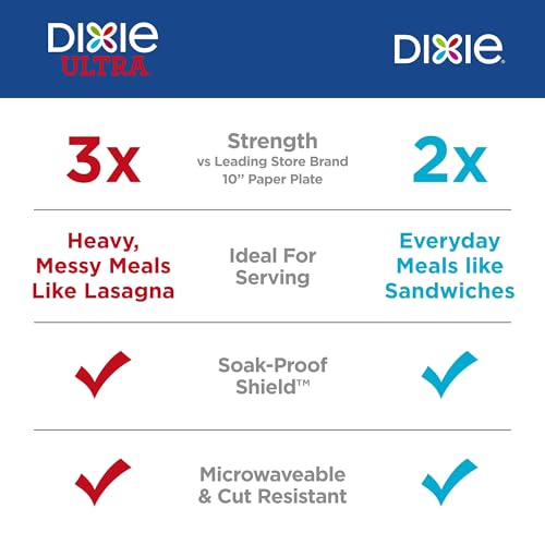 Dixie disposable plates for picnic setting
