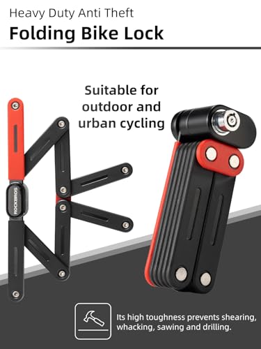 Included keys and hardware for bike lock