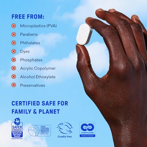 Cleaning ingredients list for Blueland tablets