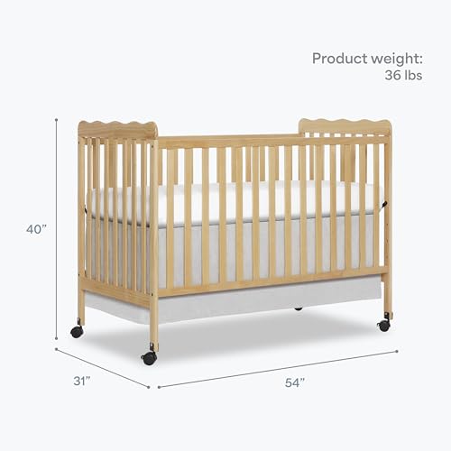 Carson baby crib adjustable mattress height detail
