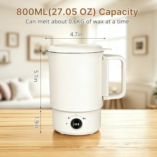 NAUQUOHZ 304 Stainless Steel Wax Pot