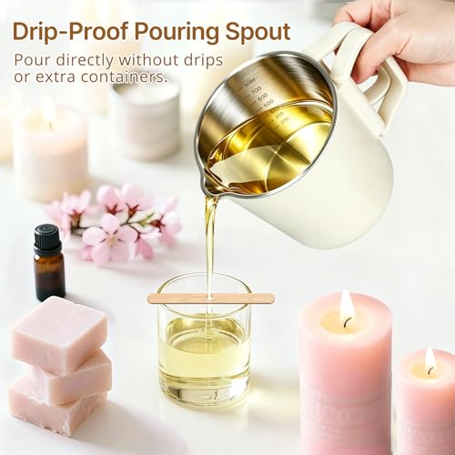 NAUQUOHZ Foldable Handle Wax Melter