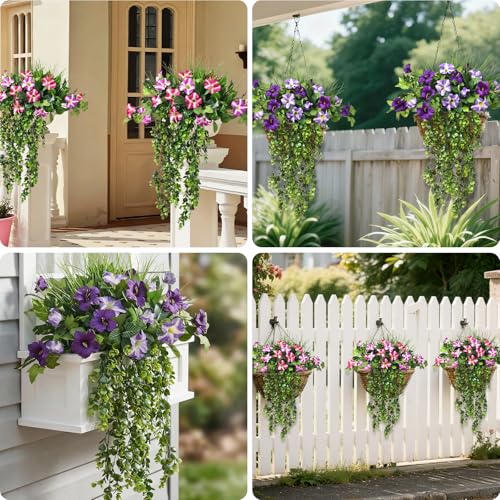 Detailed branches of hanging plants