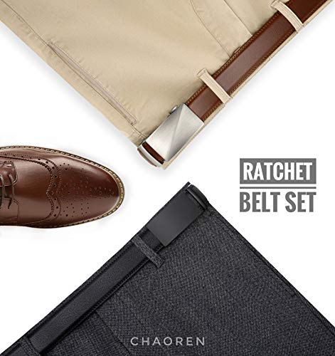 Close up of CHAOREN ratchet belt buckle mechanism
