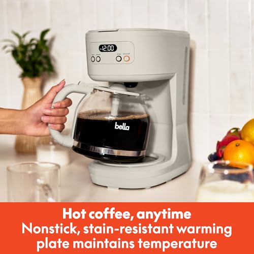 Side profile of BELLA 35194 coffee maker