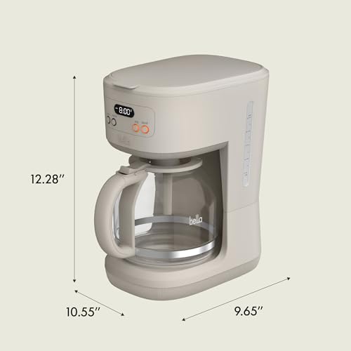 BELLA coffee maker on kitchen countertop