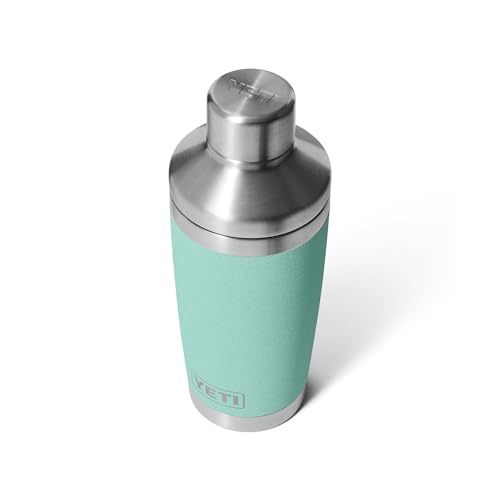 YETI Rambler shaker stainless steel interior view