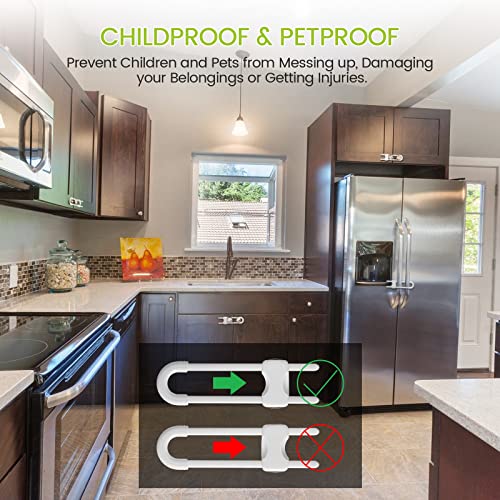 Pack of 10 Jetec locks for home safety