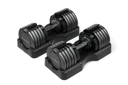 NordicTrack 55 lb Select-a-Weight Dumbbell Pair set