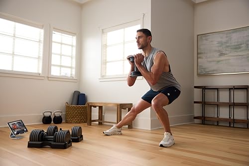 Side profile of NordicTrack Select-a-Weight dumbbell