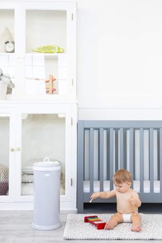 Ubbi Diaper Pail sliding lid mechanism