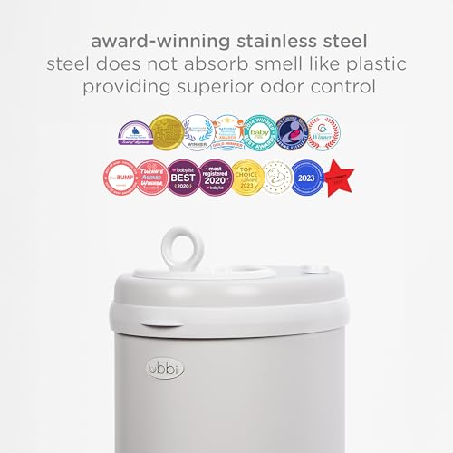 Interior view of Ubbi odor-locking pail