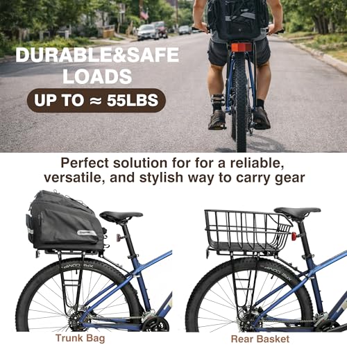Rear angle view of GEEBUL bike rack