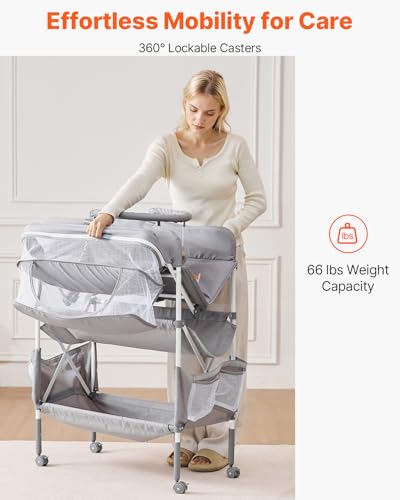 VEVOR changing table with two storage drawers