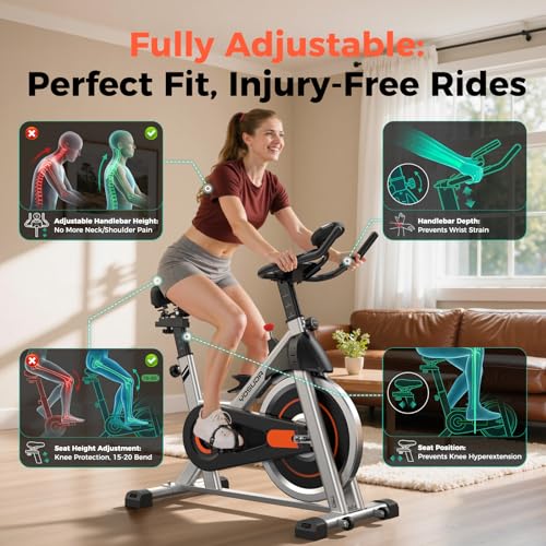 YOSUDA indoor cycling bike with app