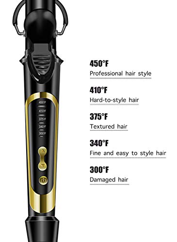 Lanvier hair waver in use