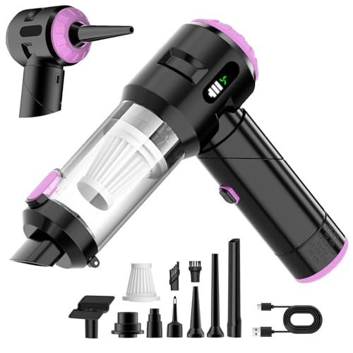 Wansimoo Handheld Car Vacuum Cleaner purple exterior