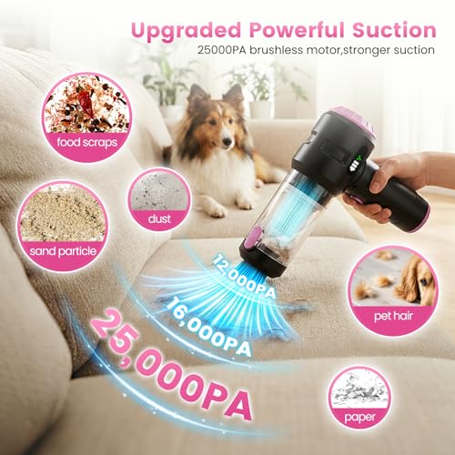 Wansimoo vacuum digital display and power settings