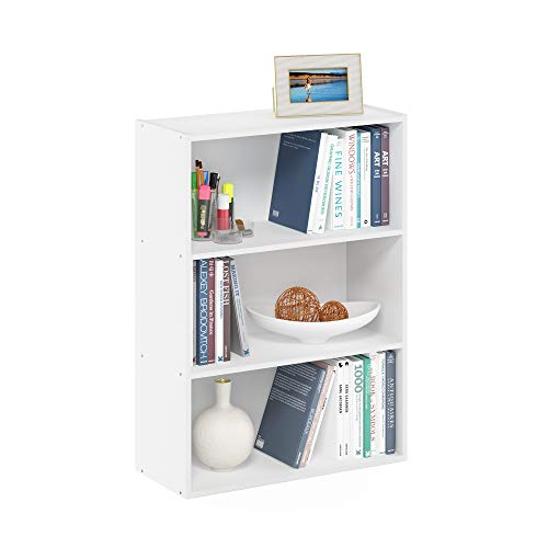 Furinno PASIR 3-Tier Bookcase front view