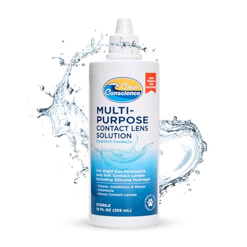Clear Conscience Multi-Purpose Contact Solution 12 Oz front view
