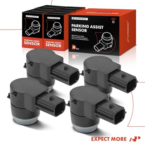 Full kit components of the parking assist sensor set