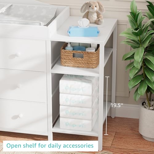 BOLUO dresser with removable changing station