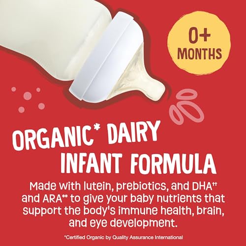 Earth's Best infant formula ingredient label detail