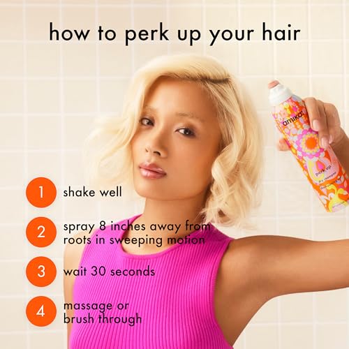 Amika Perk Up Dry Shampoo rice starch branding