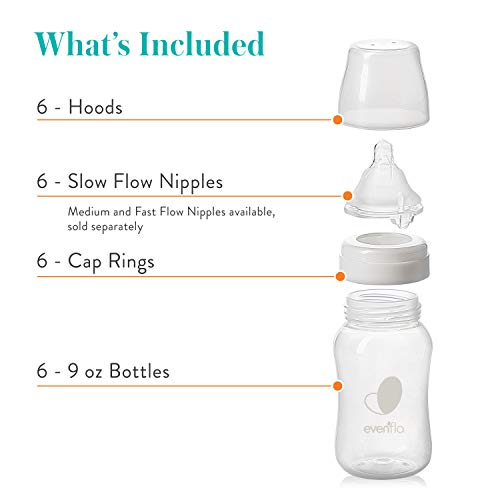 Evenflo baby bottle packaging
