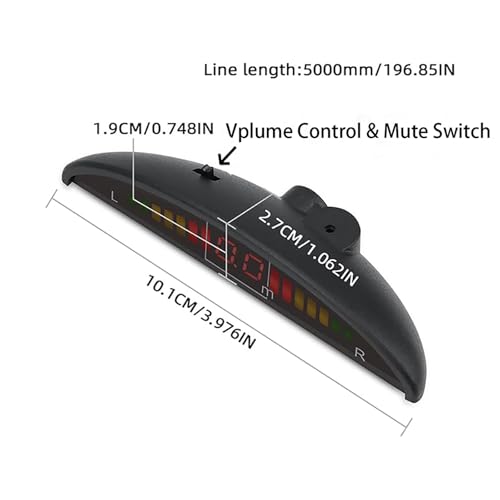 Complete set of parking sensor components