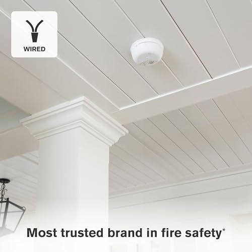 First Alert alarm mounting bracket for easy installation