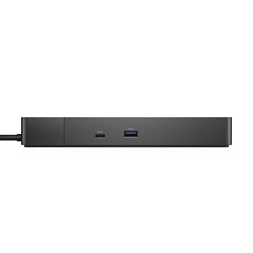 Top view of Dell WD19S black docking station